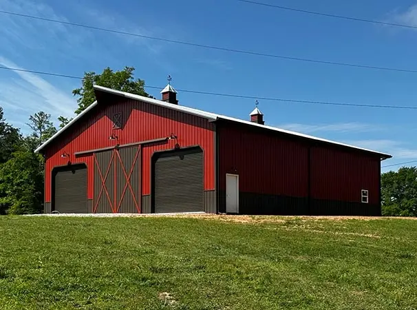 Barn home built by Still Oak Homes in Alabama