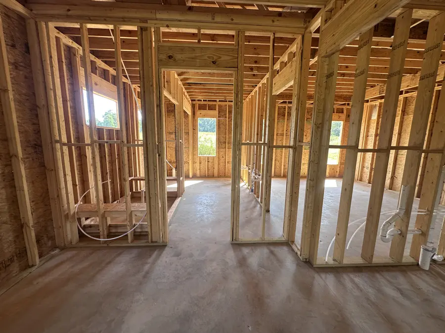 New home framing in progress by Still Oak Homes